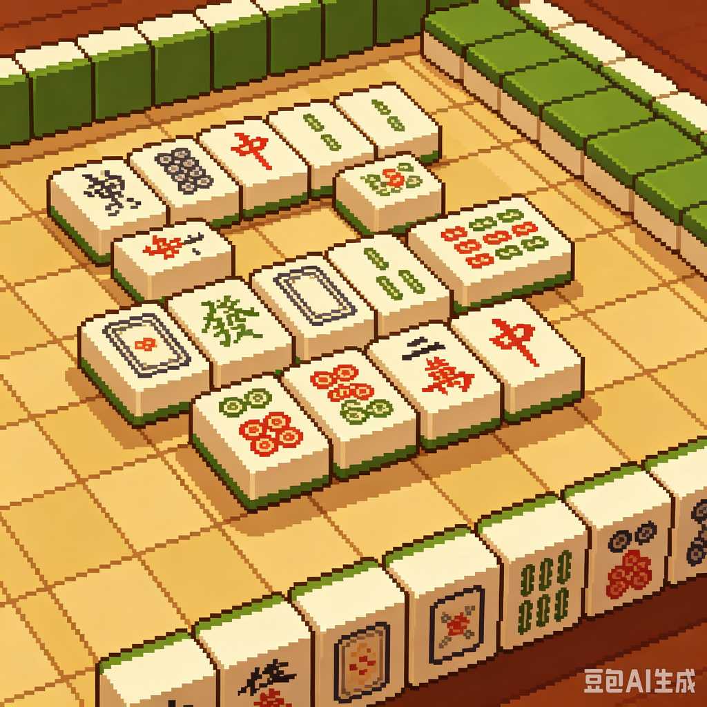 classic color mahjong tiles